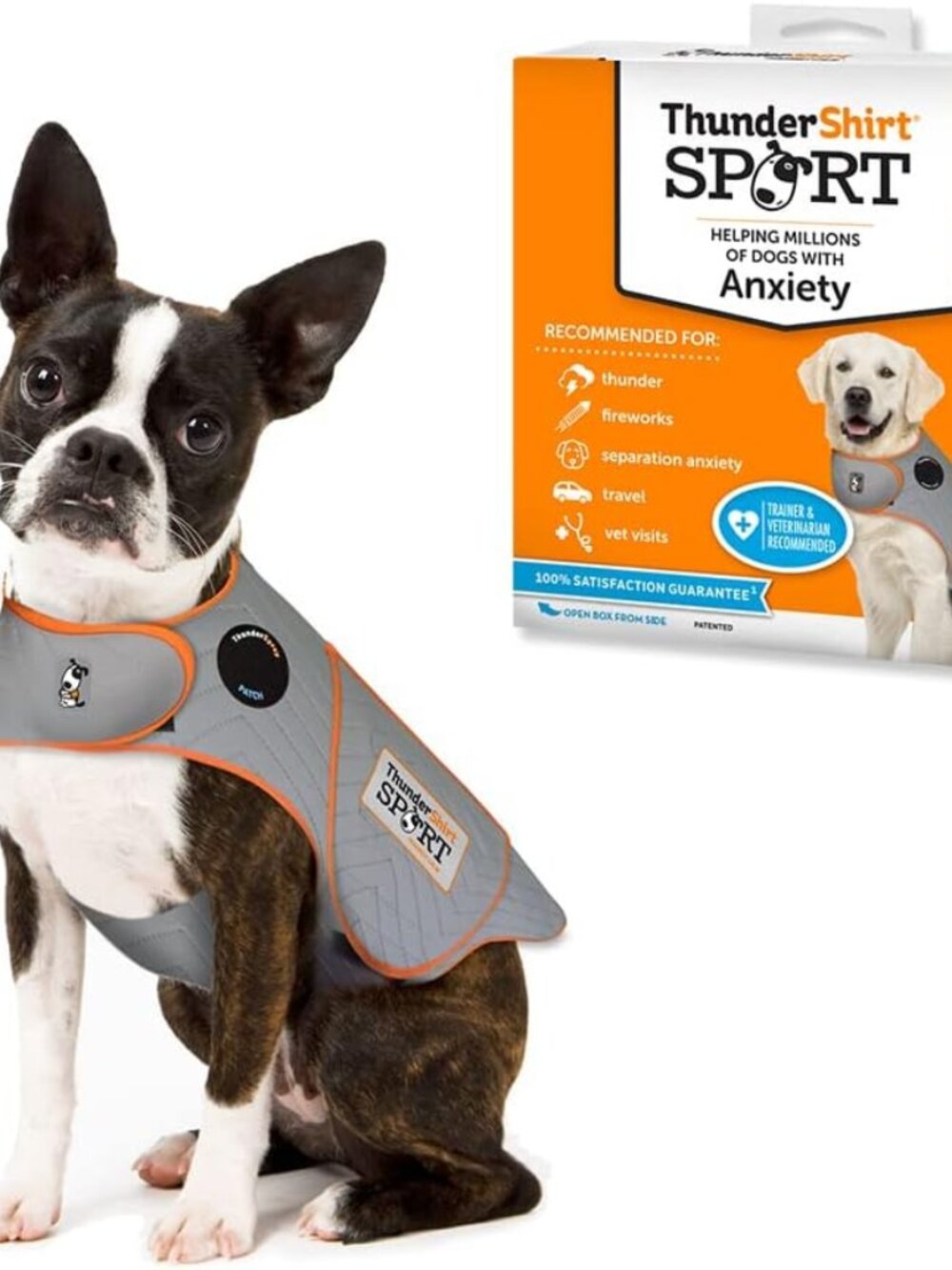 ThunderShirt® Platinum Sport Dog Anxiety Vest, Calming, Extra-Small, Brand-New